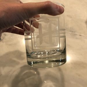 Set of 6 “H” highball glasses